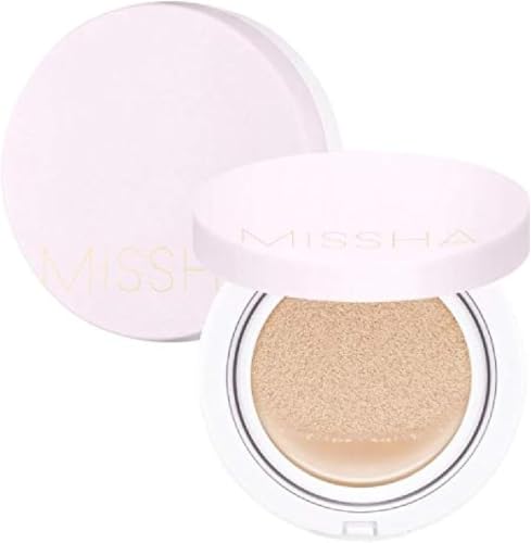 Missha Magie Kissen Abdeckung Dauerhaft Stiftung SPF50+, Nr. 21 Licht Beige, 15 g, Natural Beige