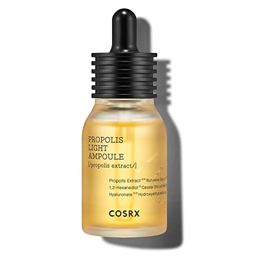 COSRX Propolis Ampoule, Glow Boosting Serum für das Gesicht mit 73,5% Propolis-Extrakt, feuchtigkeitsspendende Essenz für empfindliche Haut, Feine Linien, aufhellend, Korean Skincare, 30ml