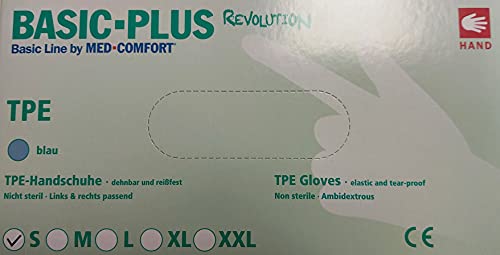 Lebensmittelhandschuhe TPE Ampri Basic Revolution blau S