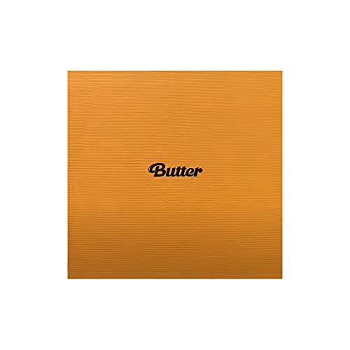 Big Hit Entertainment BTS Butter Album [Cream Version] CD+Photobook+Lyric Cards+Instant Photo Card+Photo Stand+Photo Card+Message Card+Graphic Sticker+(Extra 6 Photocards+1 Double-Sided Photocard)