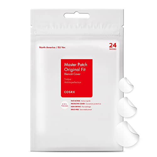 COSRX Acne Master Patch Original Fit, 24 Stück, Pimple Patches, Akne-Patches für Pickel im Gesicht und Körper, Gesichtsbehandlung, Antiakne, unsichtbare Hydrokolloide, koreanische Kosmetik