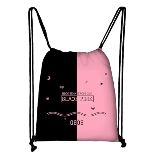 Tulufanskrr Blackpink Geschenk-Set, Blackpink Fanartikel, Fans Set für Blink, Merch Kpop Blackpink Merchandise Geschenke Rucksack, Schlüsselbund Aufkleber Handyhalterung