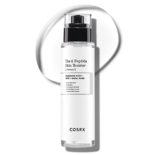 COSRX 6X Peptide Collagen Booster Toner Serum 150mL/5.07 Fl.Oz, Hauterneuerndes Booster-Serum, Niacinamid & Hyaluronsäure für alle Hauttypen, Korean Skincare, Parabenfrei