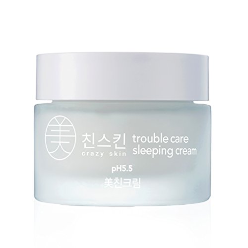 CRAZY SKIN Korea Schwach Saurer pH-Wert 5.5 Ärger Pflege Schlafcreme, 50 g