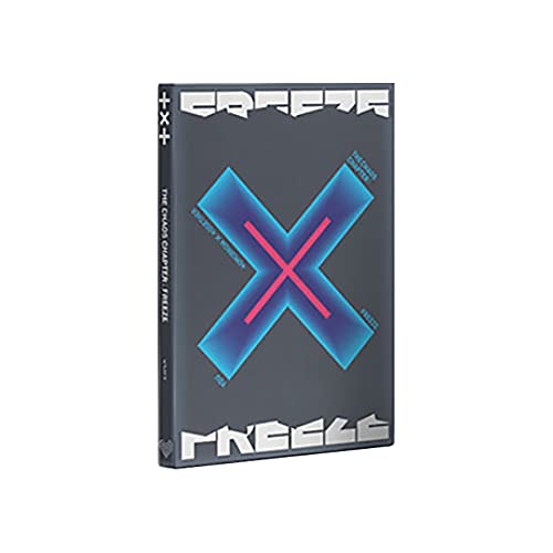 TXT - The Chaos Chapter : Freeze Album [You Version] CD+Photobook+Poster+Sticker Pack+Lyric Book+Behind Book+Photocard+OS Photocard+Postcard+(Extra TXT 4 Photocards+Pocket Mirror)