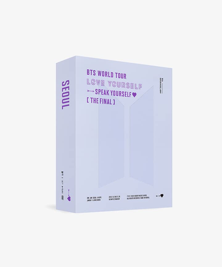 [DVD] BTS - World Tour ‘LOVE YOURSELF : SPEAK YOURSELF’ [THE FINAL] DVD