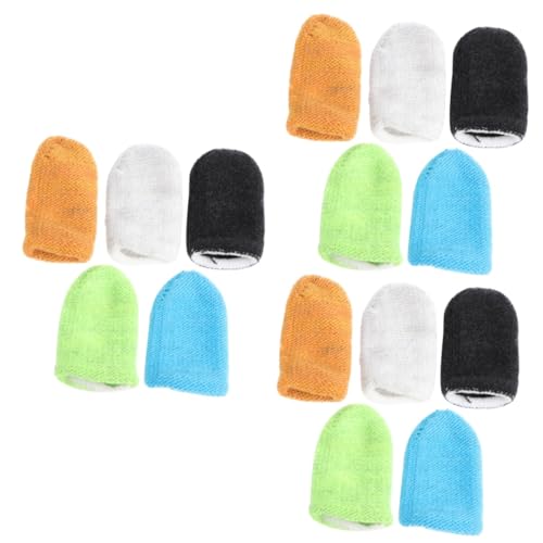 BESTonZON 15 Stk auto scheibenreiniger Lebensmittelhandschuhe Reinigungshandschuhe Spielfingerabdeckung Spiel mit den Fingern atmungsaktiv Griffigkeit Hähnchen essen