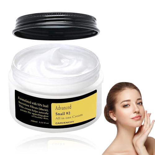 Fengyang® Schneckencreme für Gesicht Feuchtigkeitspfleg mit Schneckensekret-Filtrat Slime Gel Schnecke Serum Tiefe Hydration Mucin Filtrat Hautpflege für Dunkle Flecken und Feine Linien