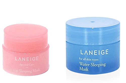 Laneige Wasser-Schlafmaske 15 ml & Lippen-Schlafmaske 3 g, Set.