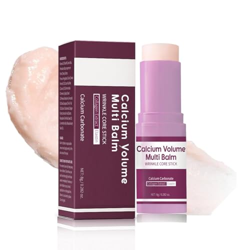 Anti-Aging & Firming Korean Skincare Stick,Cemenrete Calcium Multi Balm,Collagen-Feuchtigkeitsstift,Feine Linien und Dunkle Augenringe,Straffende Haut, für Augen, Hals, Gesicht,Für Alle Hauttypen