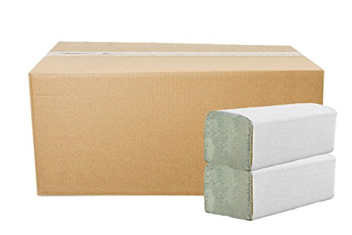 5.000 HERRMANN Papierhandtücher Natur Premium, 1-lagig, ZZ-Falz, 25x23cm Tücher, recycelt und umweltfreundlich – Perfekte Hand-Tuch Falthandtücher für Spender 20x250 Stk