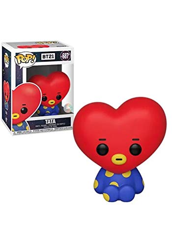 Funko 40240 POP! Vinyl Animation: BT21 - Tata, Mehrfarben,Einheitsgröße