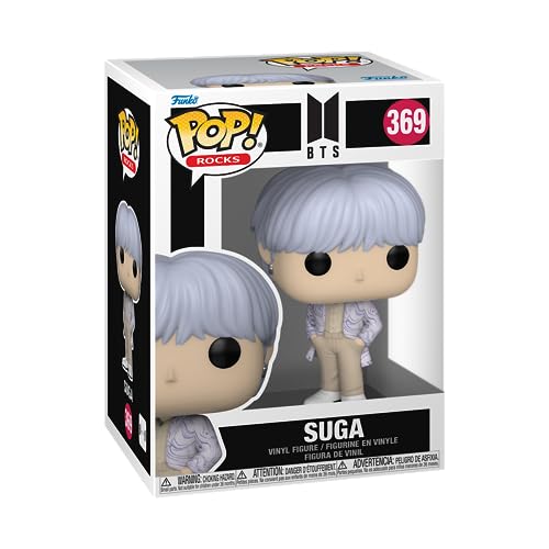 Funko Pop! Rocks: BTS - Suga - Vinyl-Sammelfigur - Geschenkidee - Offizielle Handelswaren - Spielzeug Für Kinder und Erwachsene - Music Fans - Modellfigur Für Sammler und Display
