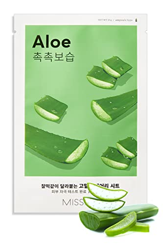 MISSHA Airy Fit Sheet Mask (Aloe), 19 ml