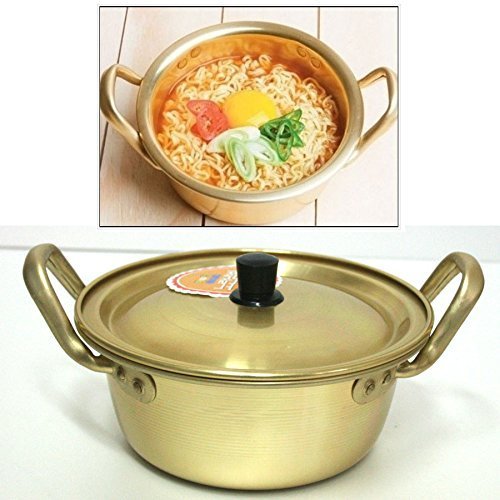 Korea Noodle Pot/Hot Shin Ramyun Aluminum Pot 6.3'(16cm)/ Traditional HOT Pot by Korea Noodle Pot