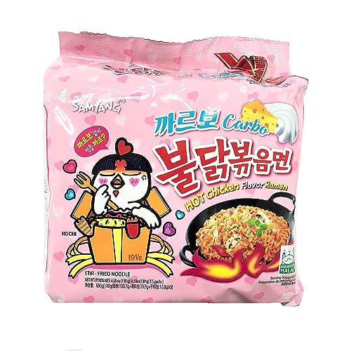 Samyang Hot Chicken Flavour Ramen Carbonara 130g (5 Stück)