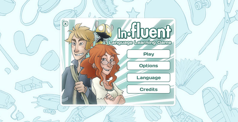 Influent-Startbildschirm