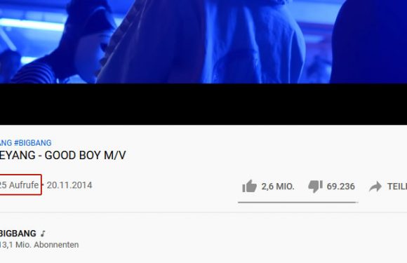 GOOD BOY von GD & Tae Yang erreicht 300 Mio. Views auf YouTube