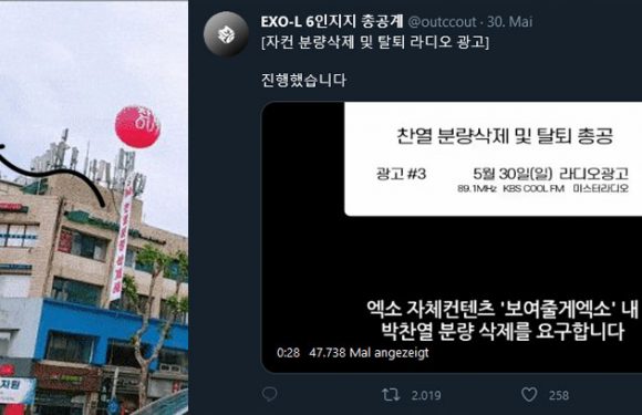 EXO-Ls ziehen momentan harte Geschütze gegen Chanyeol auf