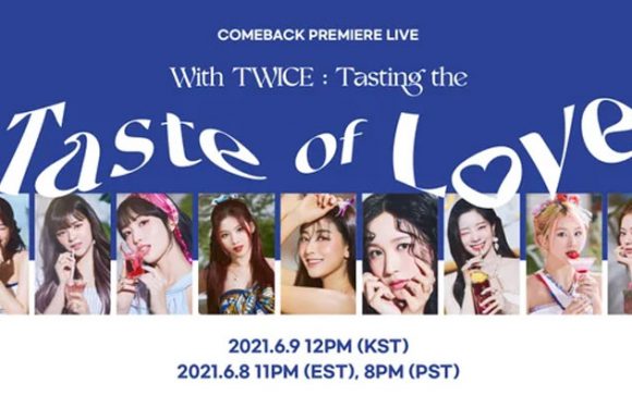 Shortnews: TWICE veranstalten am 9. Juni um 12 Uhr (KST) eine Liveübertragung zur Premiere von „Taste of Love“