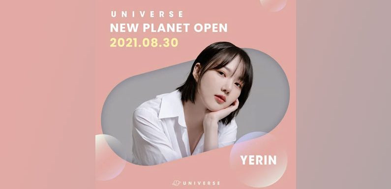 Shortnews: Yerin wird am 30. August auf UNIVERSE zu finden sein