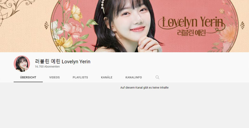 Yerin-YouTube-Kanal