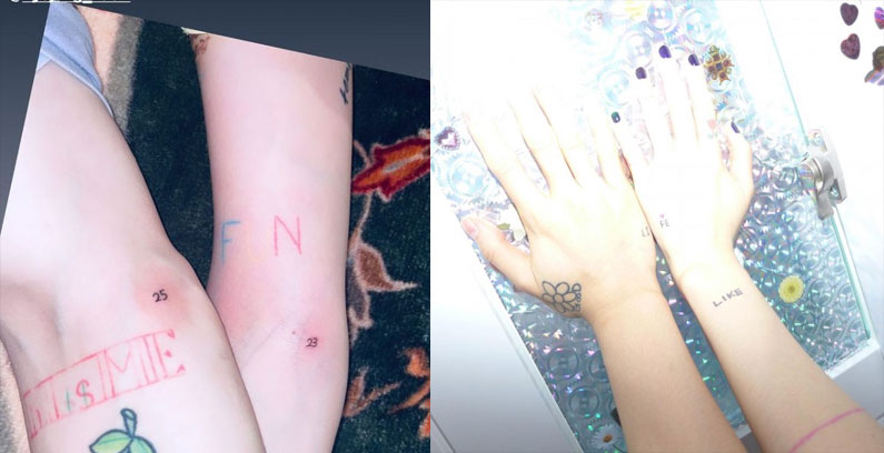 HyunA-Dawn-Partnertattoos